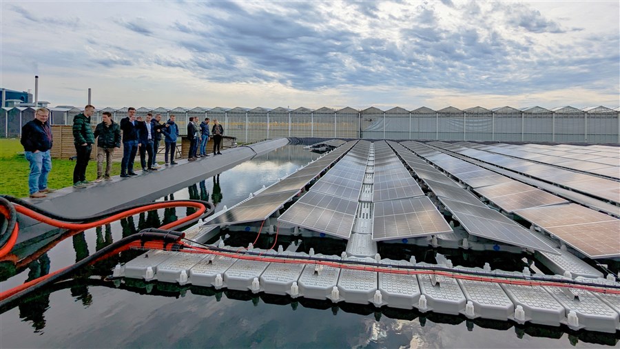 Bericht Haalbaarheidsstudie zonne-energie op waterbassins gepresenteerd bekijken